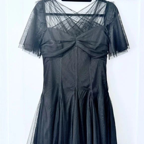 All Saints Madi Fitted Dress size 4, EUC - Picture 4 of 6